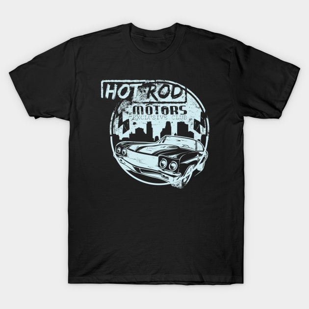 Vintage Hot Rod Motors Club T-Shirt by RKP'sTees